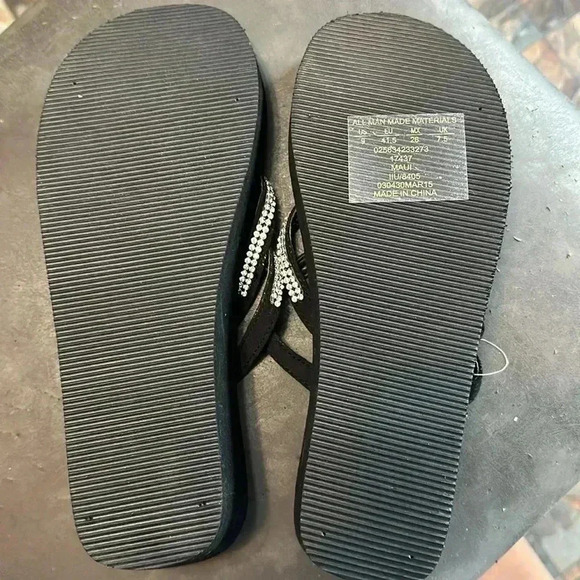 Tropical Escape Diamond wedge Sandles - NWT - Picture 5 of 7